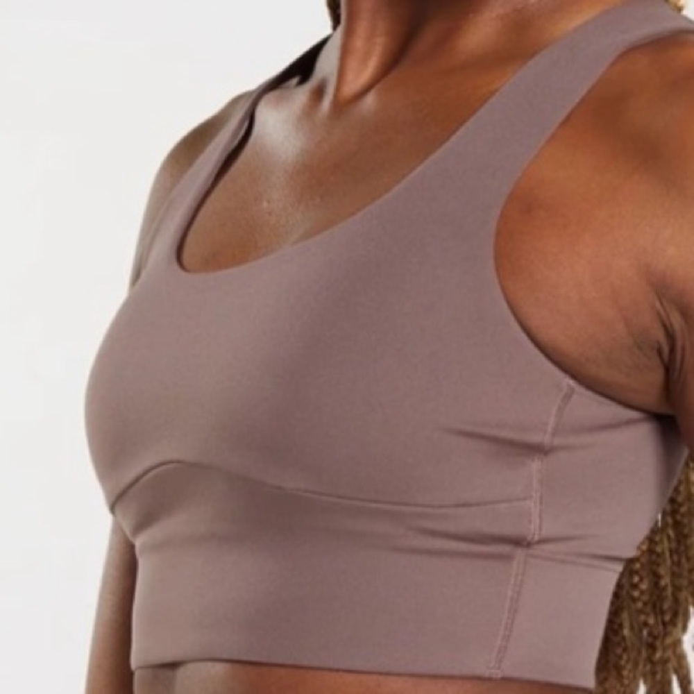 Gymshark LONGLINE SPORTS BRA
Truffle Brown Size Medium athletic bra top - Picture 7 of 8
